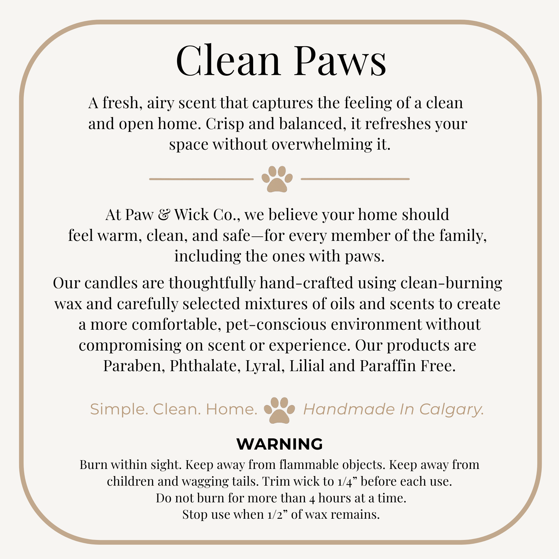 Clean Paws